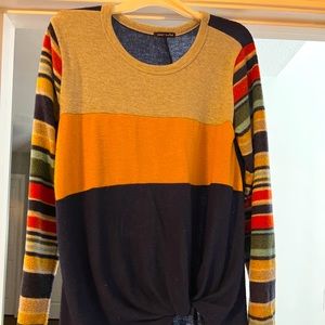 Multi Color Casual Sweater - Large